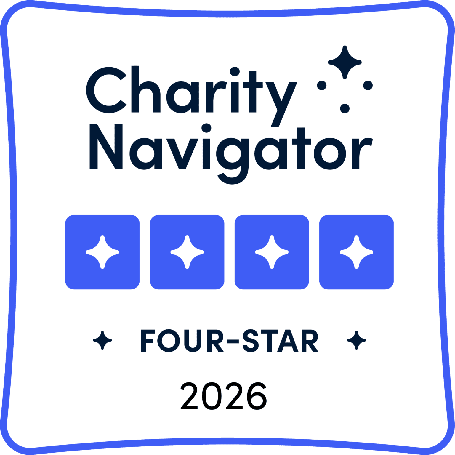 Croí Health Charity Navigator Four-Star Badge